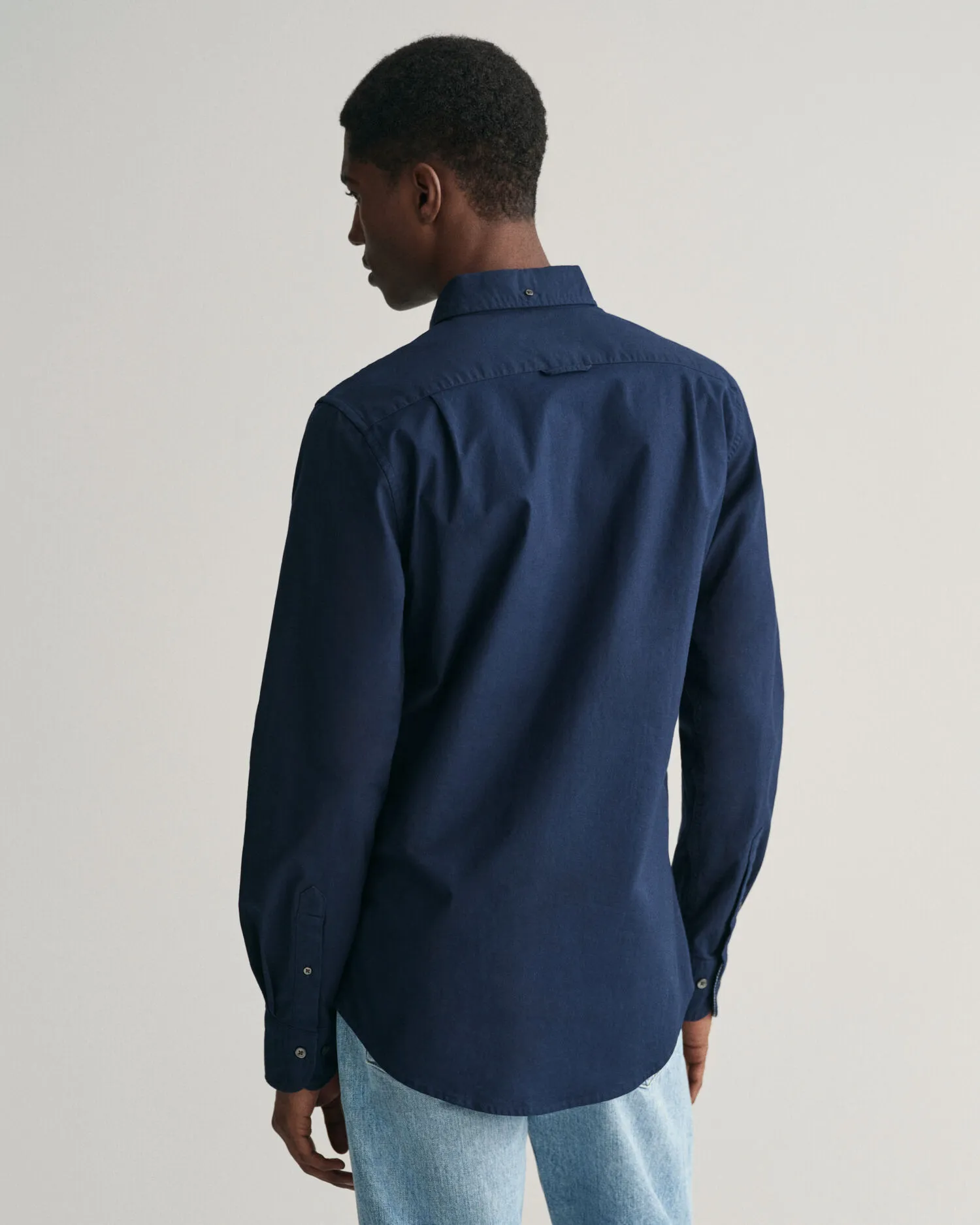 Camisa Oxford Slim Fit elástica