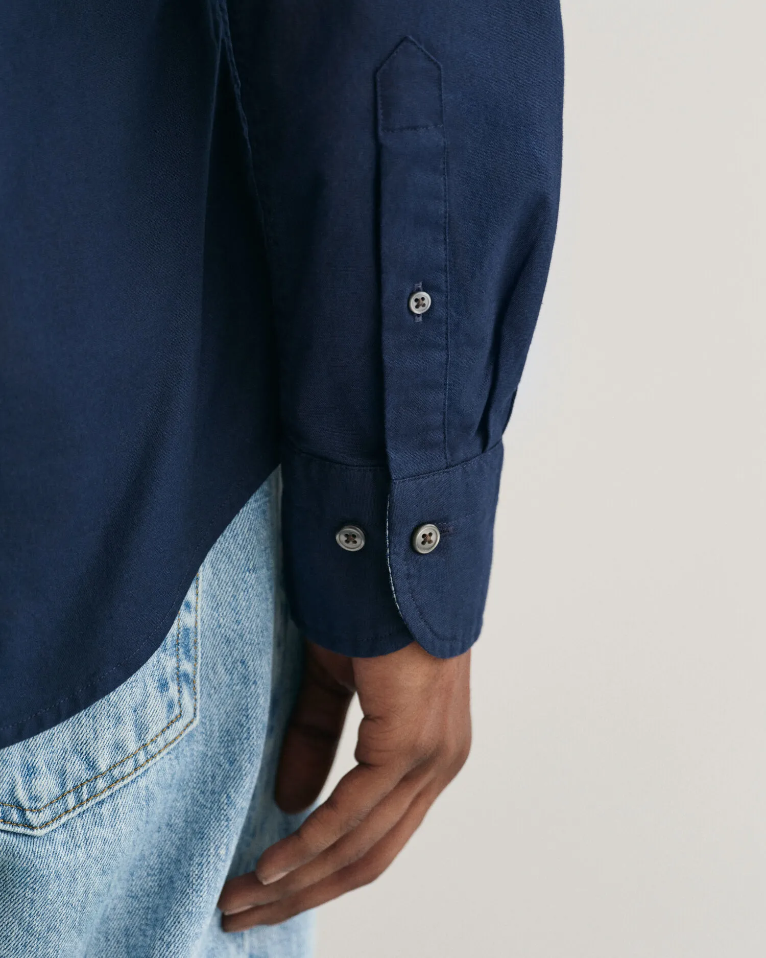 Camisa Oxford Slim Fit elástica
