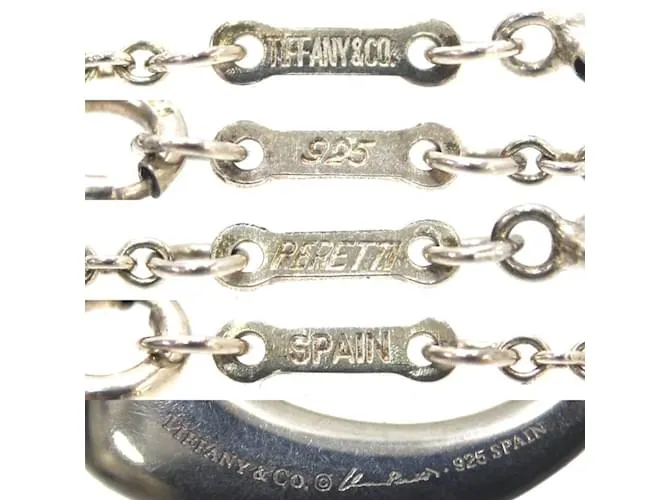 Collar de corazón abierto de Tiffany & Co. Plata 
