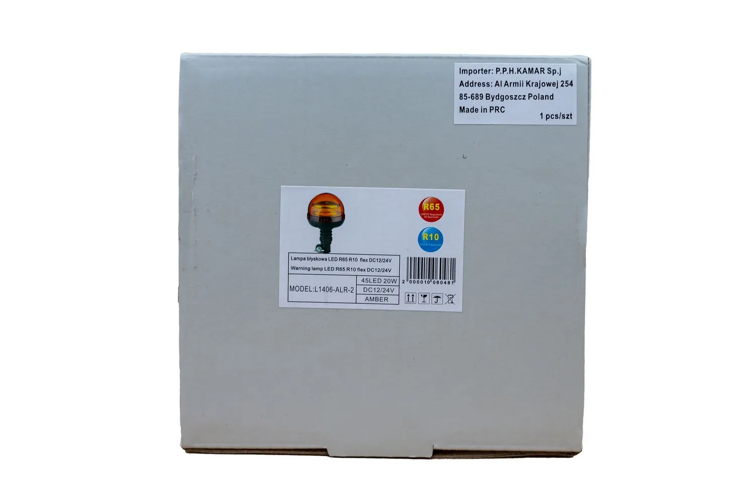 Lámpara flash LED R65 R10 flex 12/24V L1406-ALR-2
