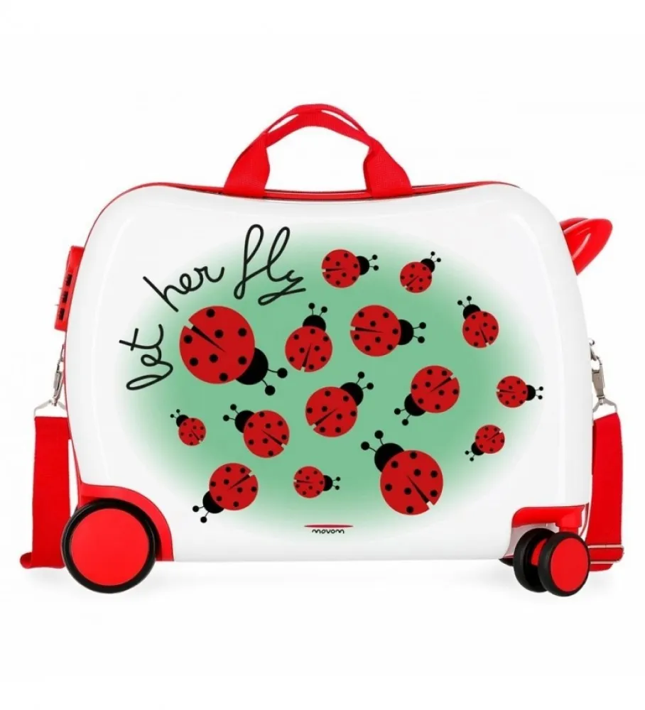 Maleta correpasillos 2 ruedas multidireccionales Movom Let Her Fly -38x50x20cm-