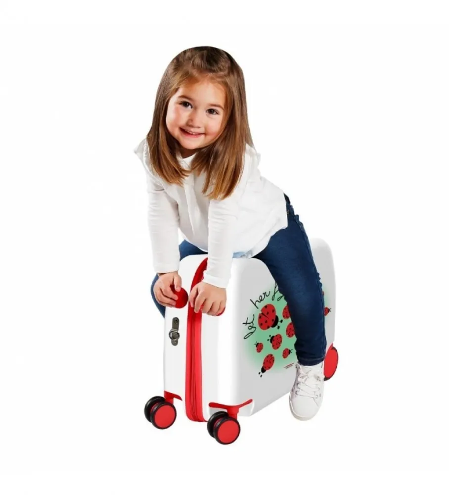 Maleta correpasillos 2 ruedas multidireccionales Movom Let Her Fly -38x50x20cm-