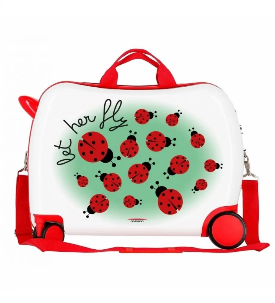 Maleta correpasillos 2 ruedas multidireccionales Movom Let Her Fly -38x50x20cm-