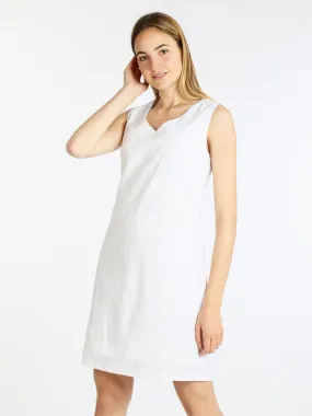 Sweet Miss Vestido tubo de mujer en mezcla de lino