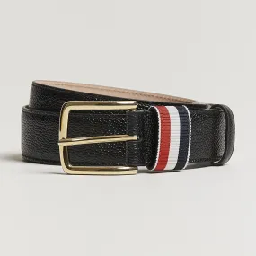 Thom Browne Grain Leather Belt Black