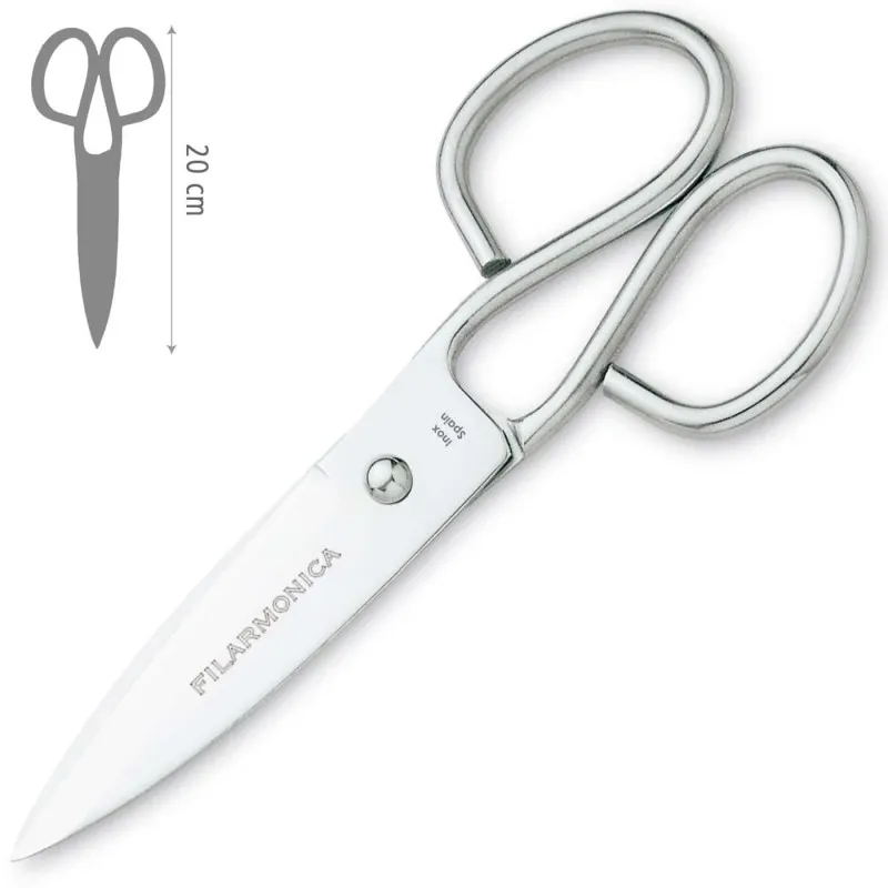 Tijeras de Cocina Clásica Metálica Filarmonica