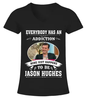 TO BE JASON HUGHES Camiseta cuello pico Mujer