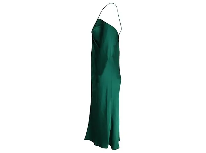Vestido midi Ba&Sh Rose Bulle en poliéster verde 