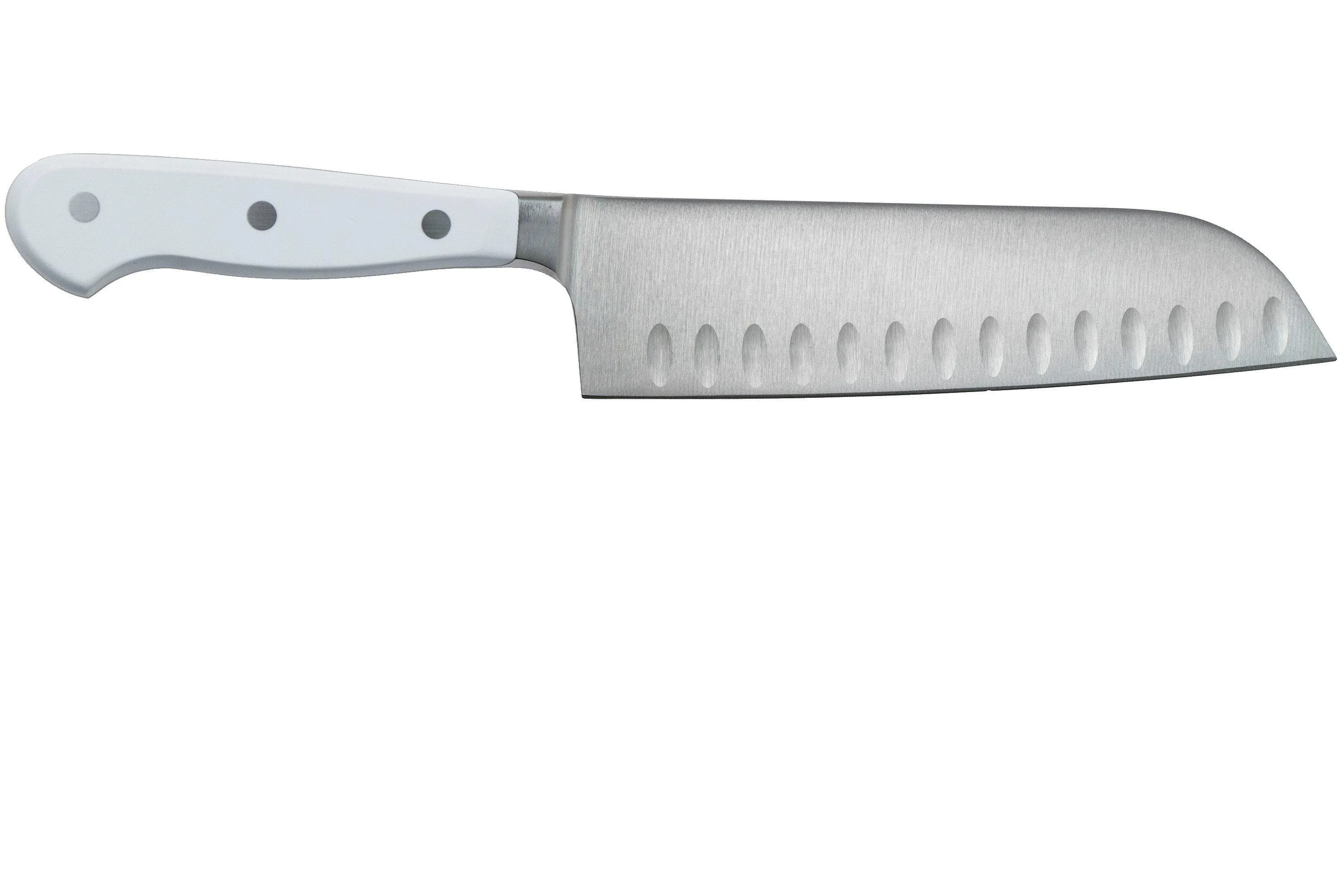 Wüsthof Classic White santoku con hoyos 17 cm, 1040231317