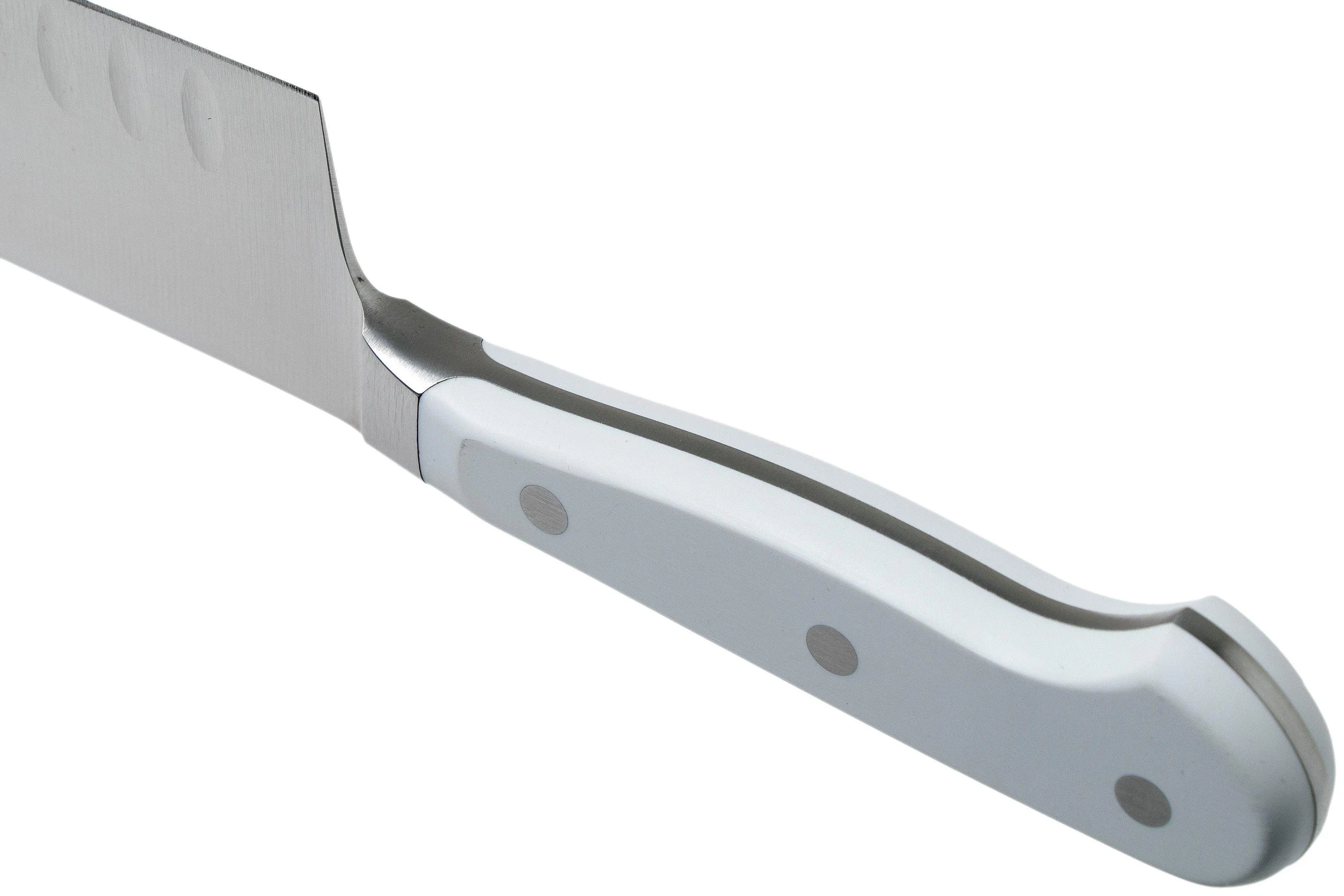 Wüsthof Classic White santoku con hoyos 17 cm, 1040231317