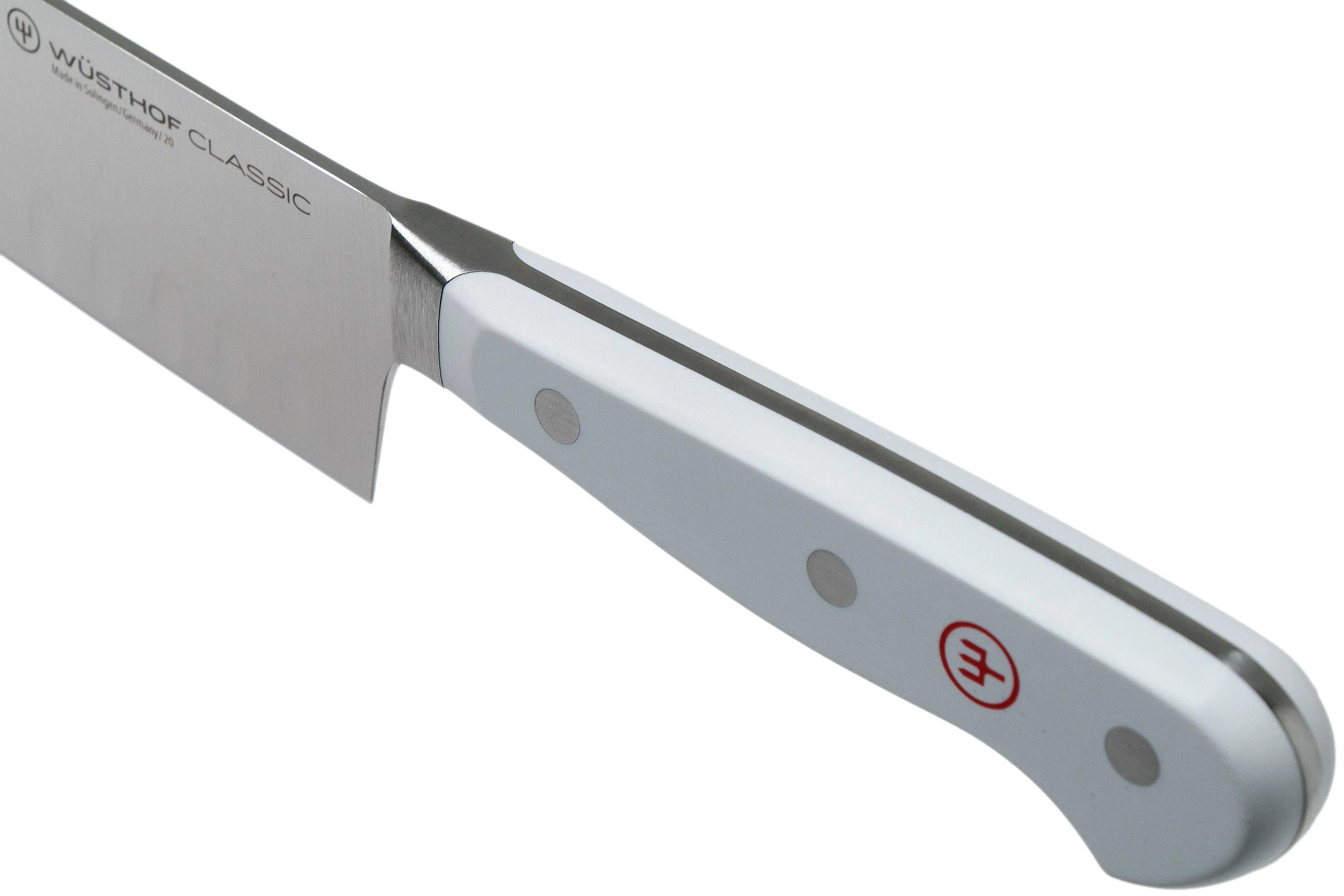 Wüsthof Classic White santoku con hoyos 17 cm, 1040231317